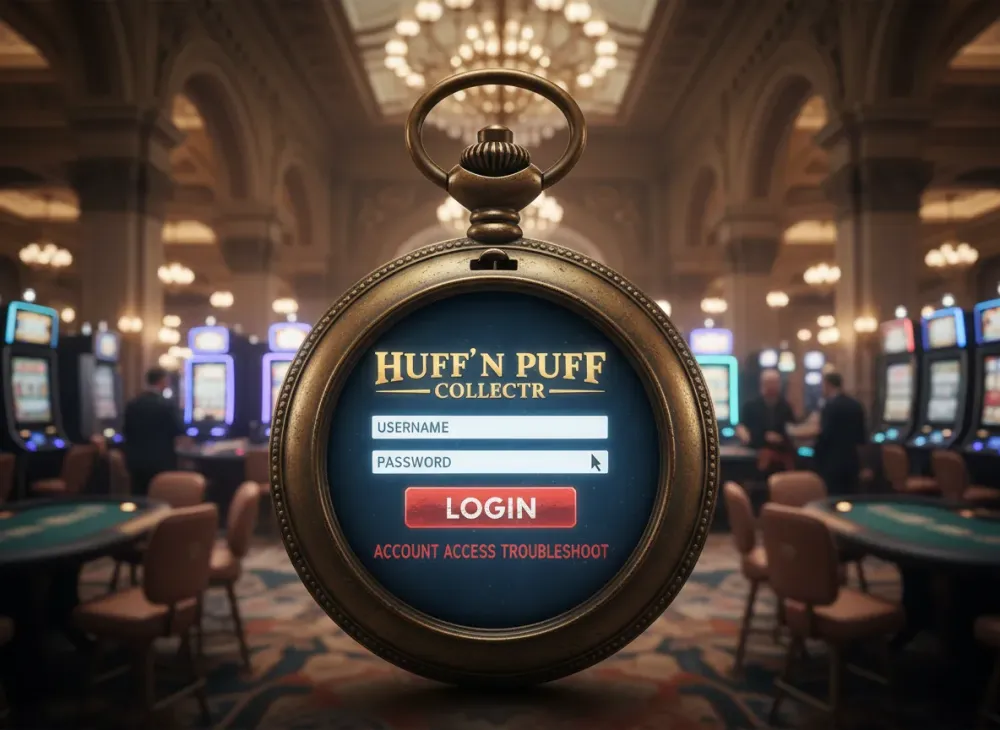 Huff n puff collectr login account access troubleshoot